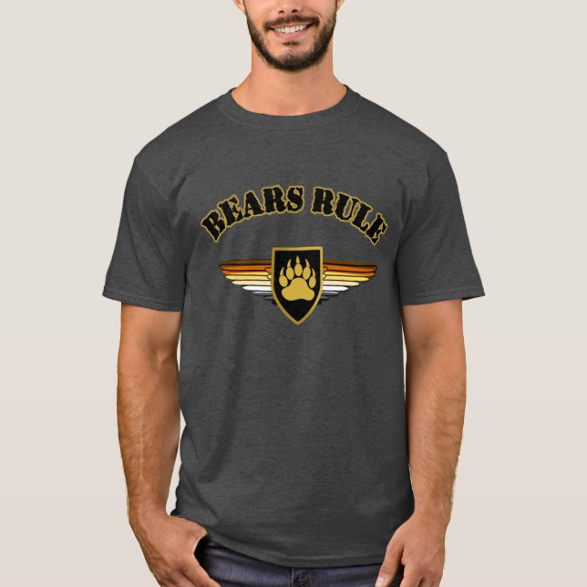 T-shirt Ours fantastiques Règle Ours Pride Drapeau Ailes O (Devant)