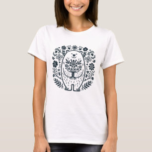 T-shirt Ours folklorique IV
