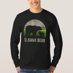 T-shirt Ours Glamma Drôle De Petits Enfants Enfants Grandm
