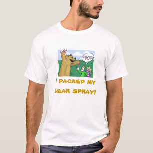 T-shirt Ours gris, j'ai emballé mon jet d'ours ! Chemise