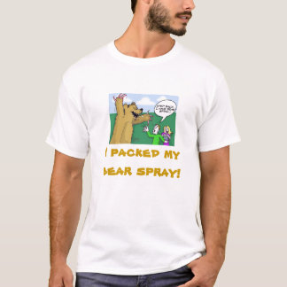 T-shirt Ours gris, j'ai emballé mon jet d'ours ! Chemise