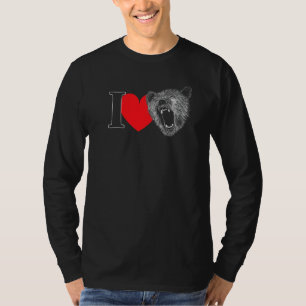 T-shirt Ours Grizzly pour femmes hommes maman papa