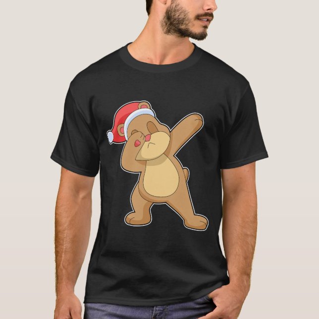 T-shirt Ours Hip hop de Noël (Devant)