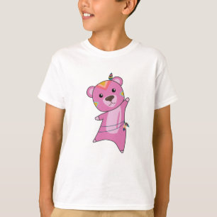 T-shirt Ours Indien Ours Fashing Teddy Feather