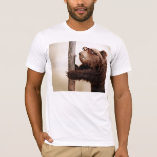 T-shirt ours ivre