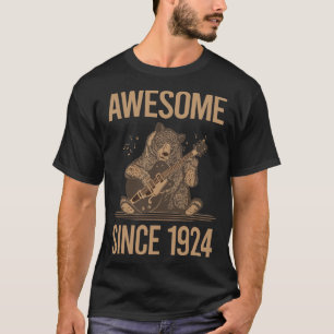 T-shirt Ours Jouer Guitare - Magnifique depuis 1924