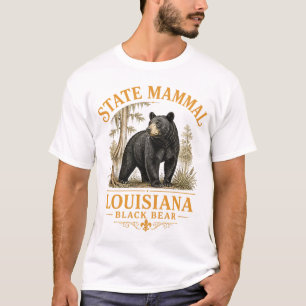 T-shirt Ours mammifère de la baie de Louisiane