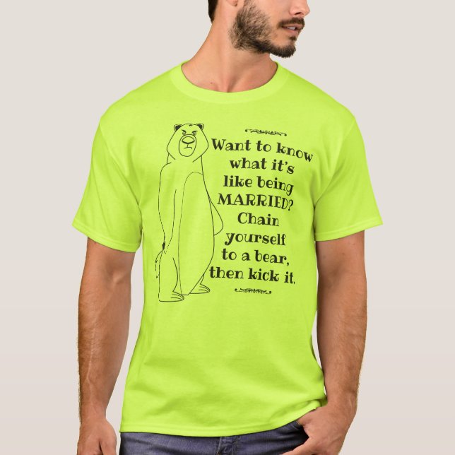 T-shirt Ours marié (Devant)