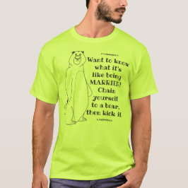 T-shirt Ours marié