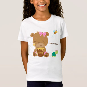 T-Shirt Ours miel mignon