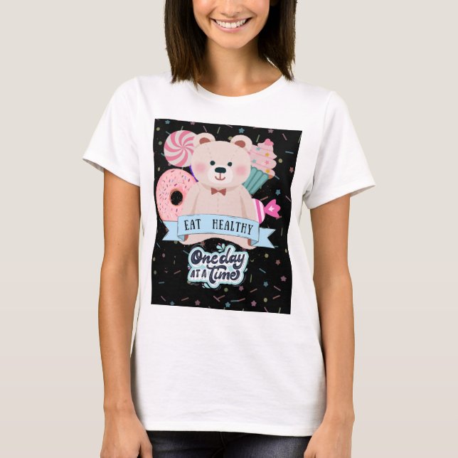 T-shirt ours mignon (Devant)