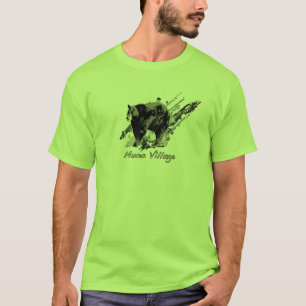 T-shirt Ours mono de village