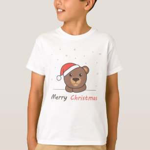 T-shirt Ours Noël Neige Hiver Animaux Ours