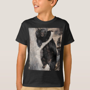 T-shirt Ours noir asiatique