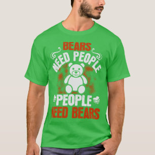 T-shirt Ours Ours Personnes Nécessité Personnes Nécessité 