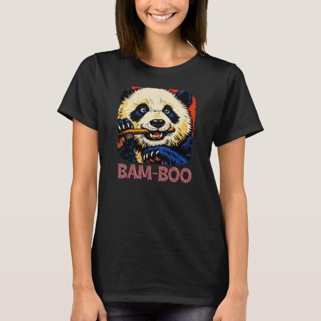 T-shirt Ours Panda en Bambou (Devant)
