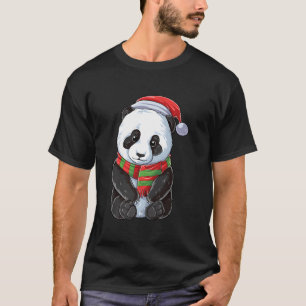 T-shirt Ours Panda Père Noël
