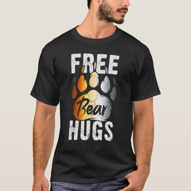T-shirt Ours Paw Ours Communautaire Ours Drapeau Gay Ours  (Devant)