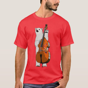 T-shirt Ours polaire à contrebasse double
