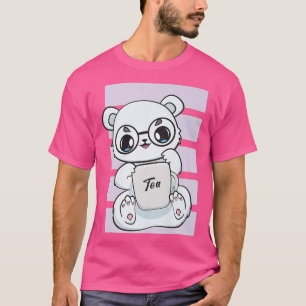 T-shirt Ours Polaire Boba Cute Anime Kawaii Pearl Thé