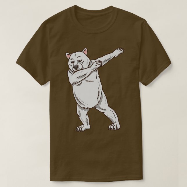 T-shirt Ours polaire en suspension Premium (Design devant)