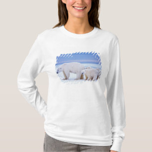 T-shirt Ours polaire femelle avec des oursons