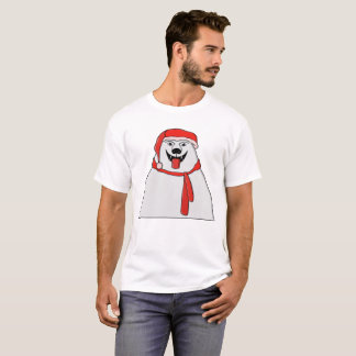 T-shirt Ours polaire festif Père Noël