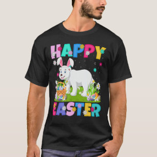 T-shirt Ours polaire Joyeux lapin de Pâques Ours polaire