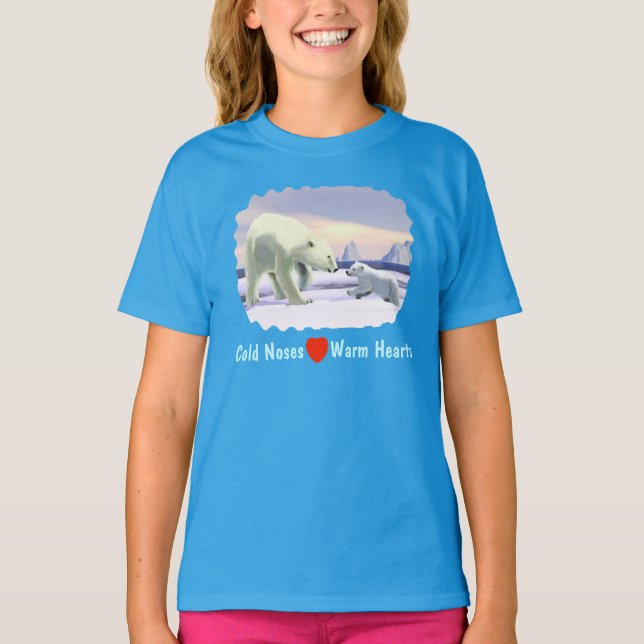 T-shirt Ours Polaire - Mama Nez Meilleur (Devant)
