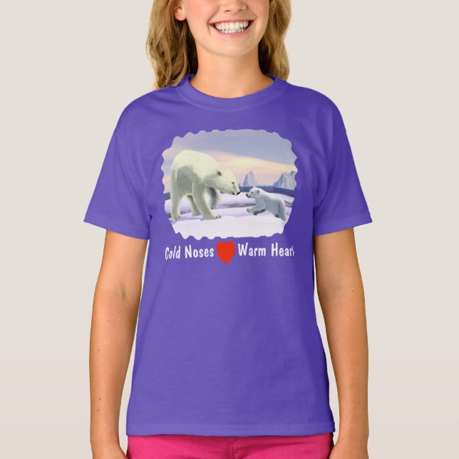 T-shirt Ours Polaire - Mama Nez Meilleur (Devant)