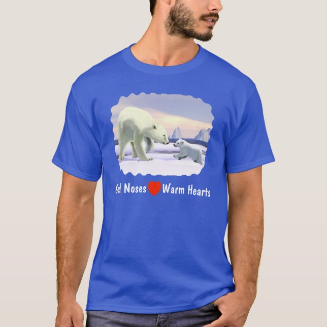 T-shirt Ours Polaire - Mama Nez Meilleur (Devant)