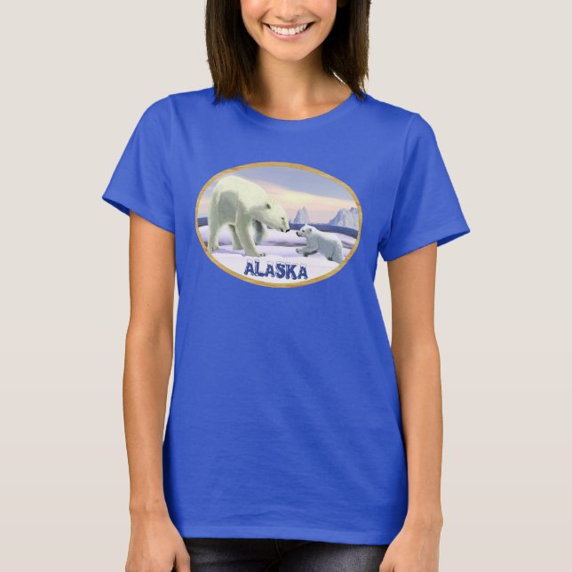 T-shirt Ours Polaire - Mama Nez Meilleur (Devant)
