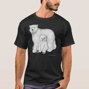 T-shirt Ours polaire Mère et Cub.