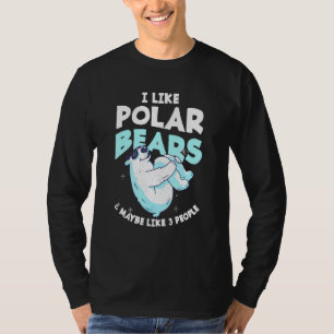 T-shirt Ours polaire mignon pôle Nord glace animal