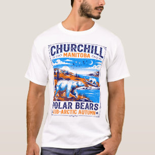 T-shirt Ours polaires de Churchill Manitoba, automne subar