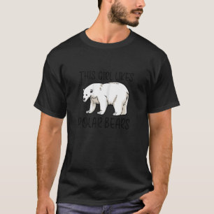 T-shirt Ours polaires mignons Wilderness Nature Forêt Anim