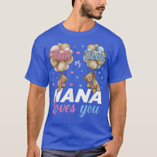T-shirt Ours Rose Ou Bleu Nana Vous Aime Révélation De Sex