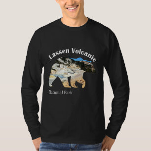 T-shirt Ours Silhouette Lassen Parc national volcanique Ca