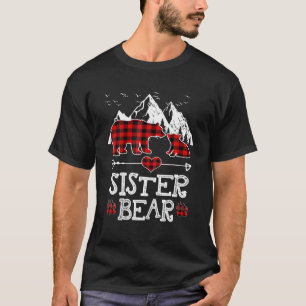 T-shirt Ours-Soeur, Buffle Rouge Plaid Ours-Soeur Pyjama