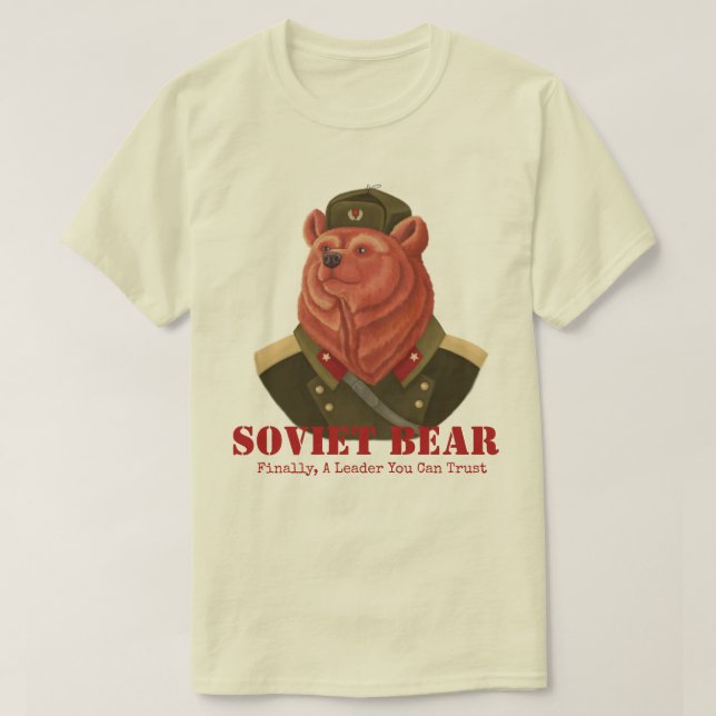 T-shirt Ours soviétique (Design devant)