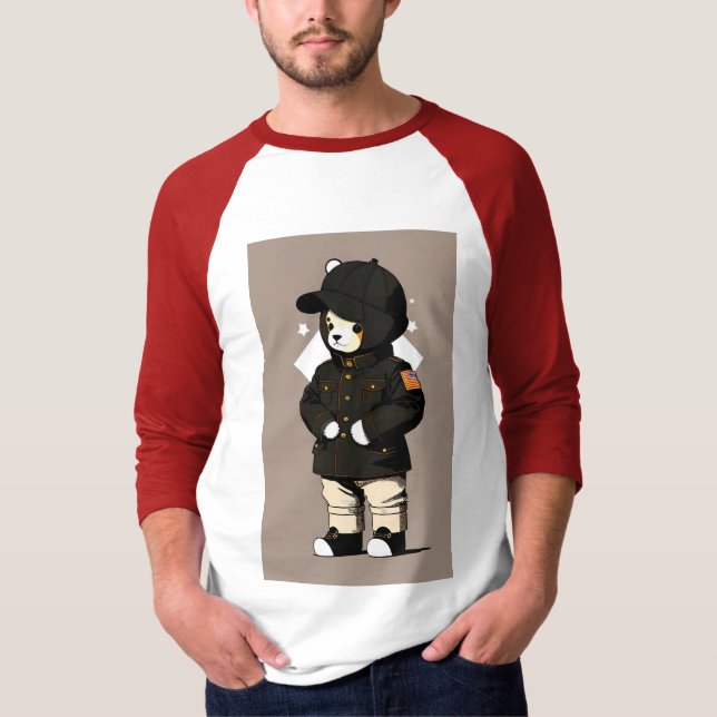 T-shirt ours-usa (Devant)