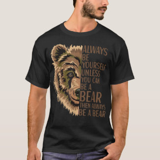 T-shirt Ours Vêtements Grizzly Faune Animal pour Hommes Fe