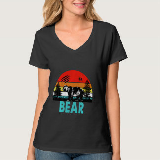 T-shirt Ours Vintage rétro, pour les amateurs d'ours