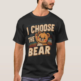 T-shirt Ours Vintagehe Je Choisis Pour Le Camping Hommes F
