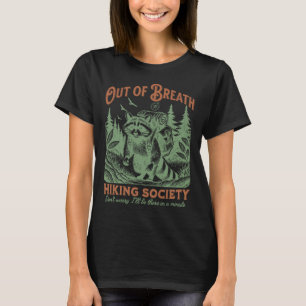 T-shirt Out Breath Randonnée Society Drôle Trash Pandas Wi