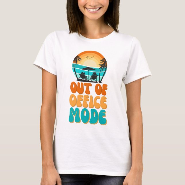 T-shirt Out of Office Mode (Devant)