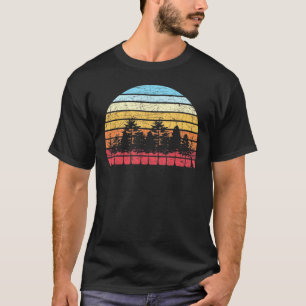 T-shirt Outdoors Arbres sauvages Faune Nature Retro Forest