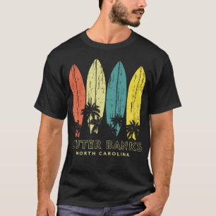 T-shirt Outer Banks Caroline du Nord Palmier Obx Hommes Fe