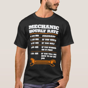 T-shirt outil de profession de mécanicien automobile