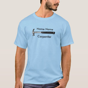 T-shirt Outil élégant de marteau de boisage de charpenti